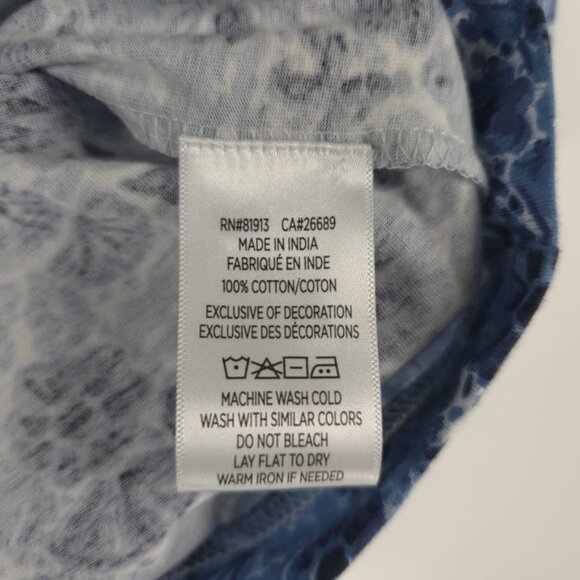 NWT ROBERT GRAHAM CLASSIC FIT AMARO Blue Polo Shirt COTTON RPP227502MCF Size M - Picture 9 of 9